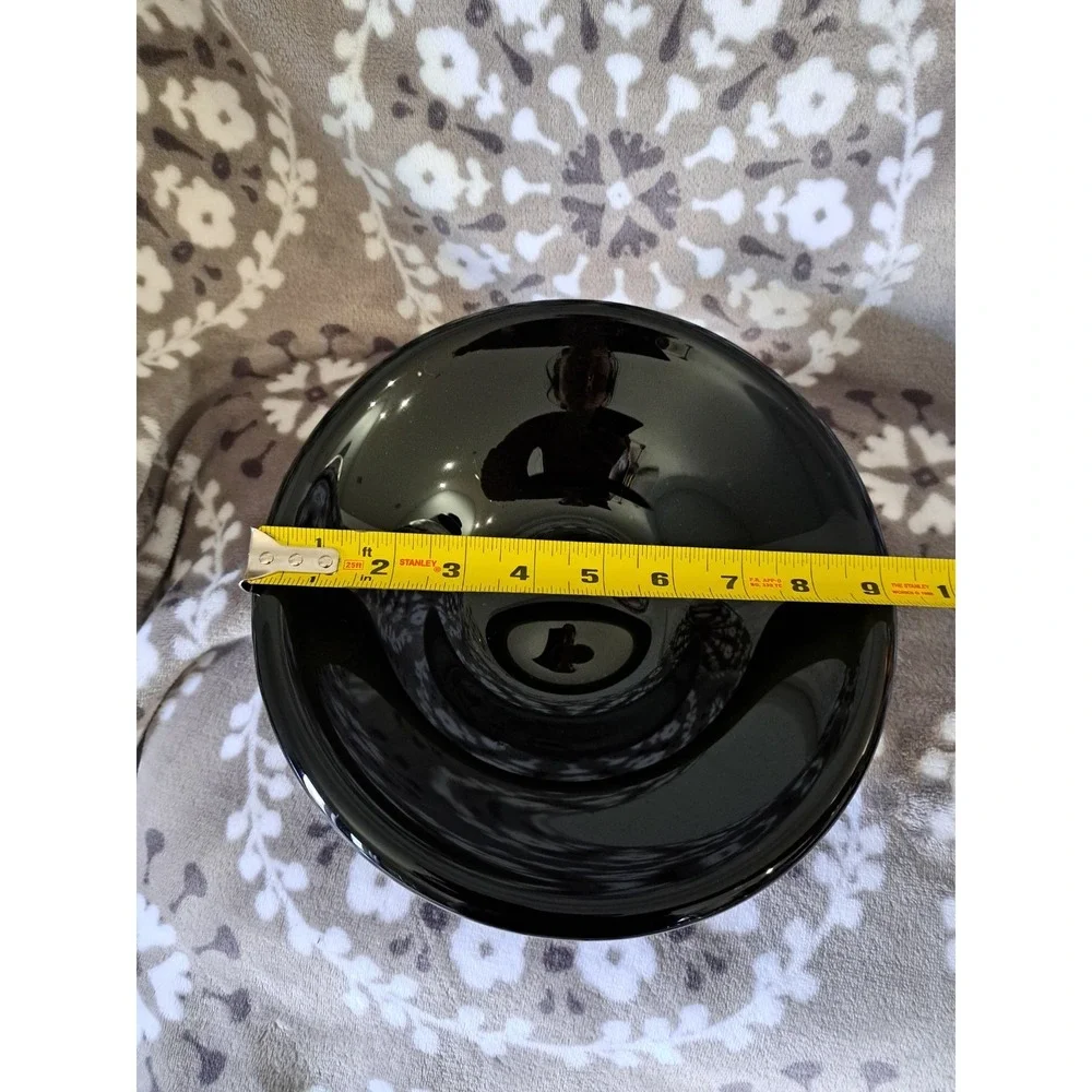 MCM Rosenthal Studio Line Porcelain Center Bowl Noire Black by Tapio Wirkkala